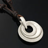 Image of Beautiful Egyptian Pendant Leather Chain (Resizable)