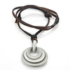 Image of Beautiful Egyptian Pendant Leather Chain (Resizable)