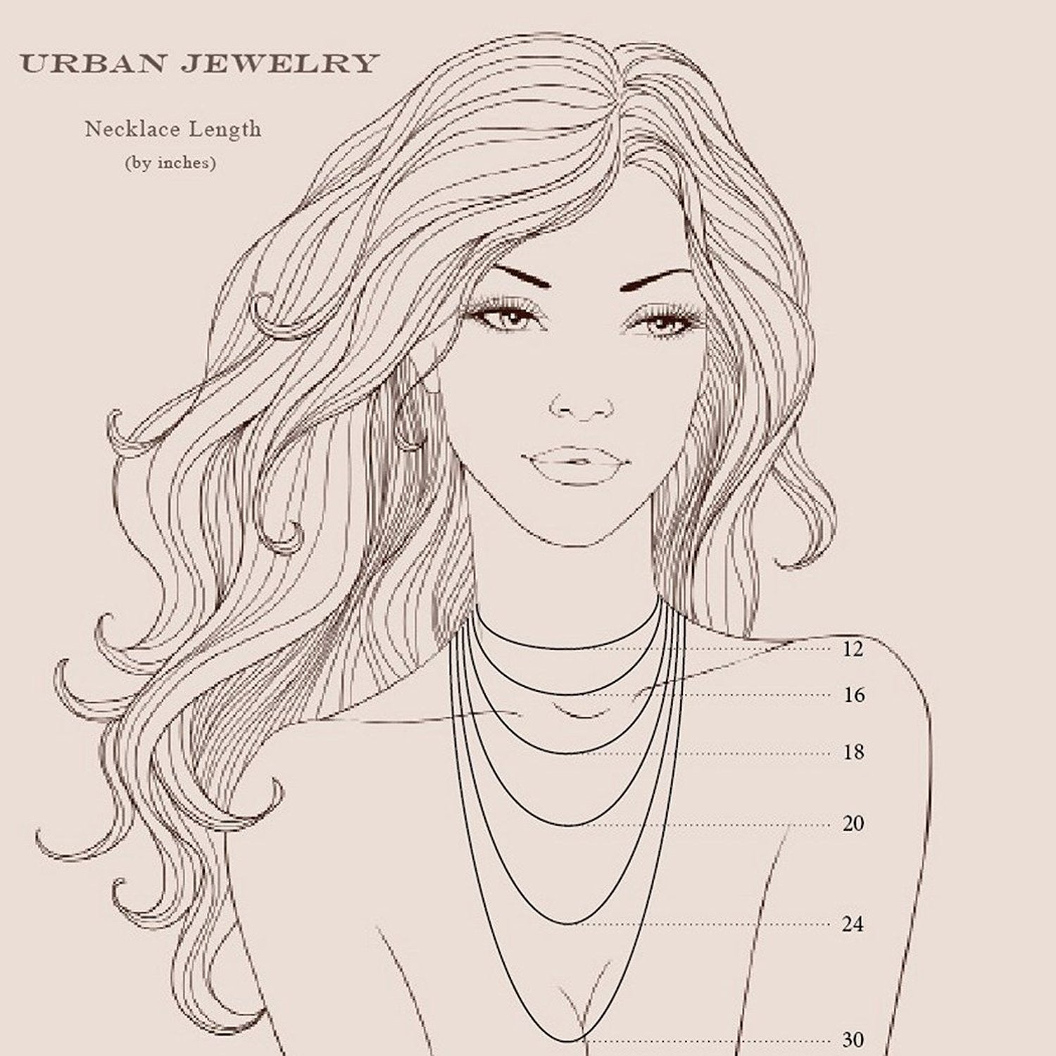 Beautiful Womens Cubic Zirconia Stainless Steel CZ Necklace Pendant Chain 33" - 41" (Gold)