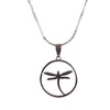 Image of Unique Dragonfly Jewelry Shiny Stainless Steel Chain Necklace Pendant for Women 20"