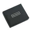 Image of Stylish Black Genuine Leather Bracelet Cuff Stainless Steel, Unisex