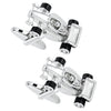 Image of Urban Jewelry Formula One F1 Race Car Style Mens Stainless Steel Cufflinks (Black, Silver)
