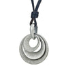 Image of Beautiful Egyptian Pendant Leather Chain (Resizable)