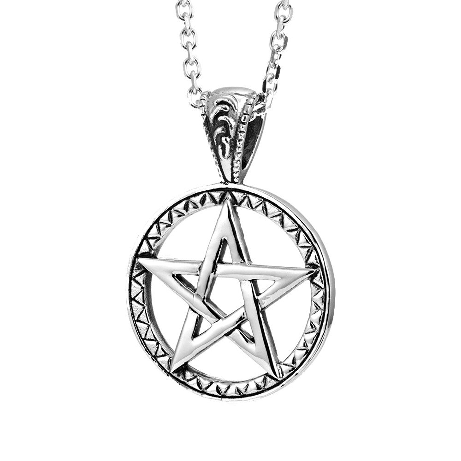 Powerful Pentacle Necklaces Pentagram, Seal of Solomon Pendant (with Branded Gift Box)