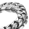 Image of Powerful Stainless Steel Men's Bracelet Silver 8.4 Inch (With Branded Gift Box)