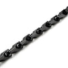 Image of Urban Jewelry Stunning Men's Tungsten 22 Inches Black Toned Link Chain Necklace