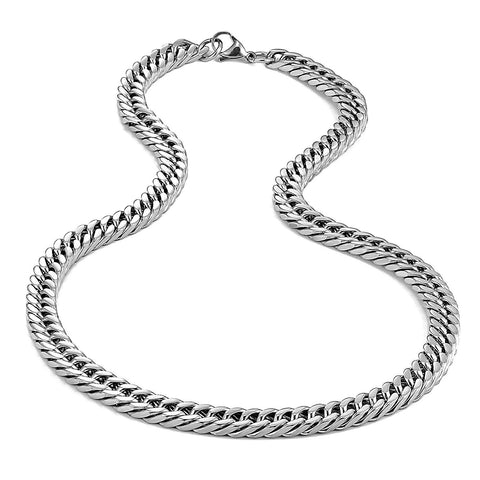 Urban Jewelry 316 Stainless Steel Men's Chain Necklace Statement Piece (18,21,23 inches)