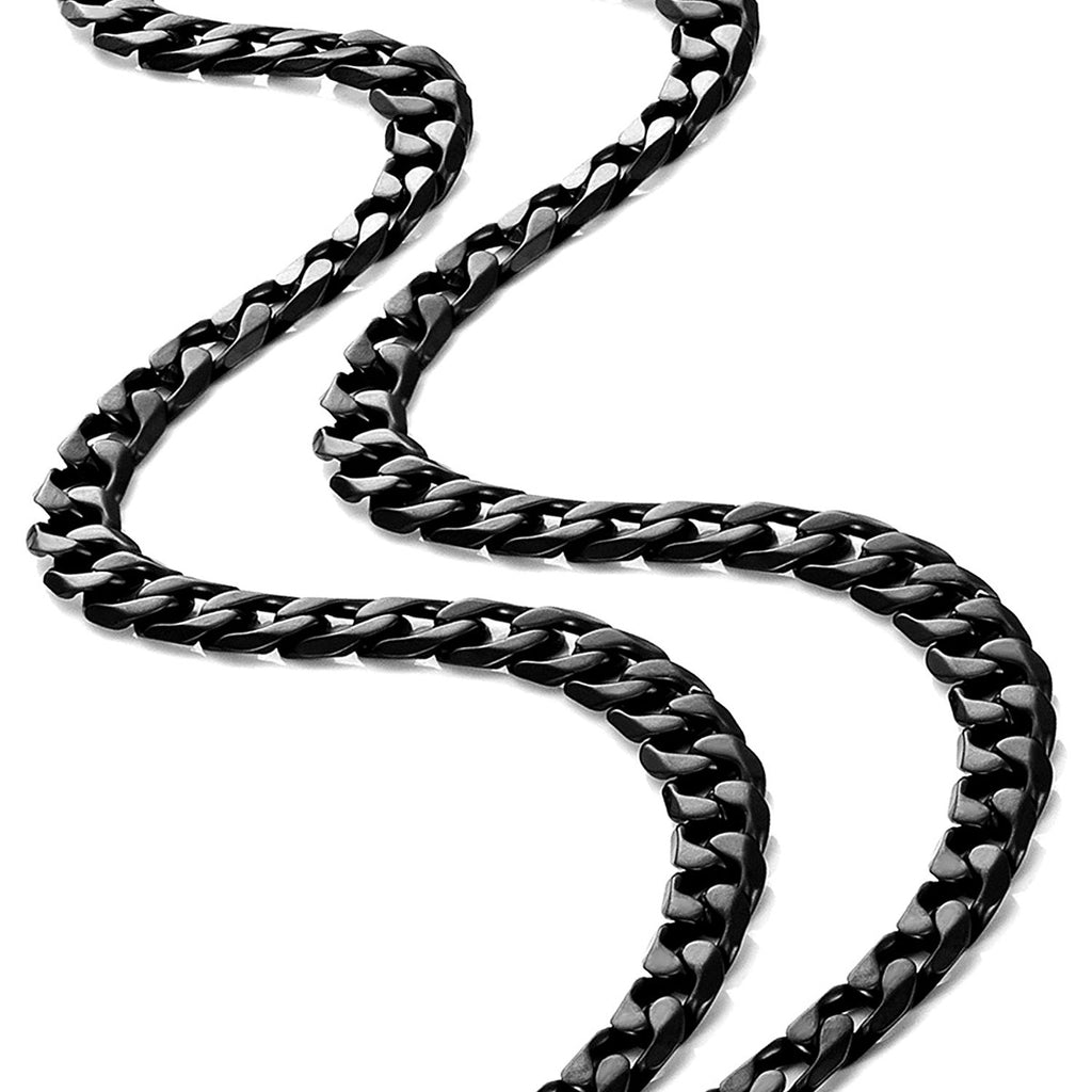 Urban Jewelry Stunning Thick 8 Necklace mm Stainless Chain Men\'s Steel –