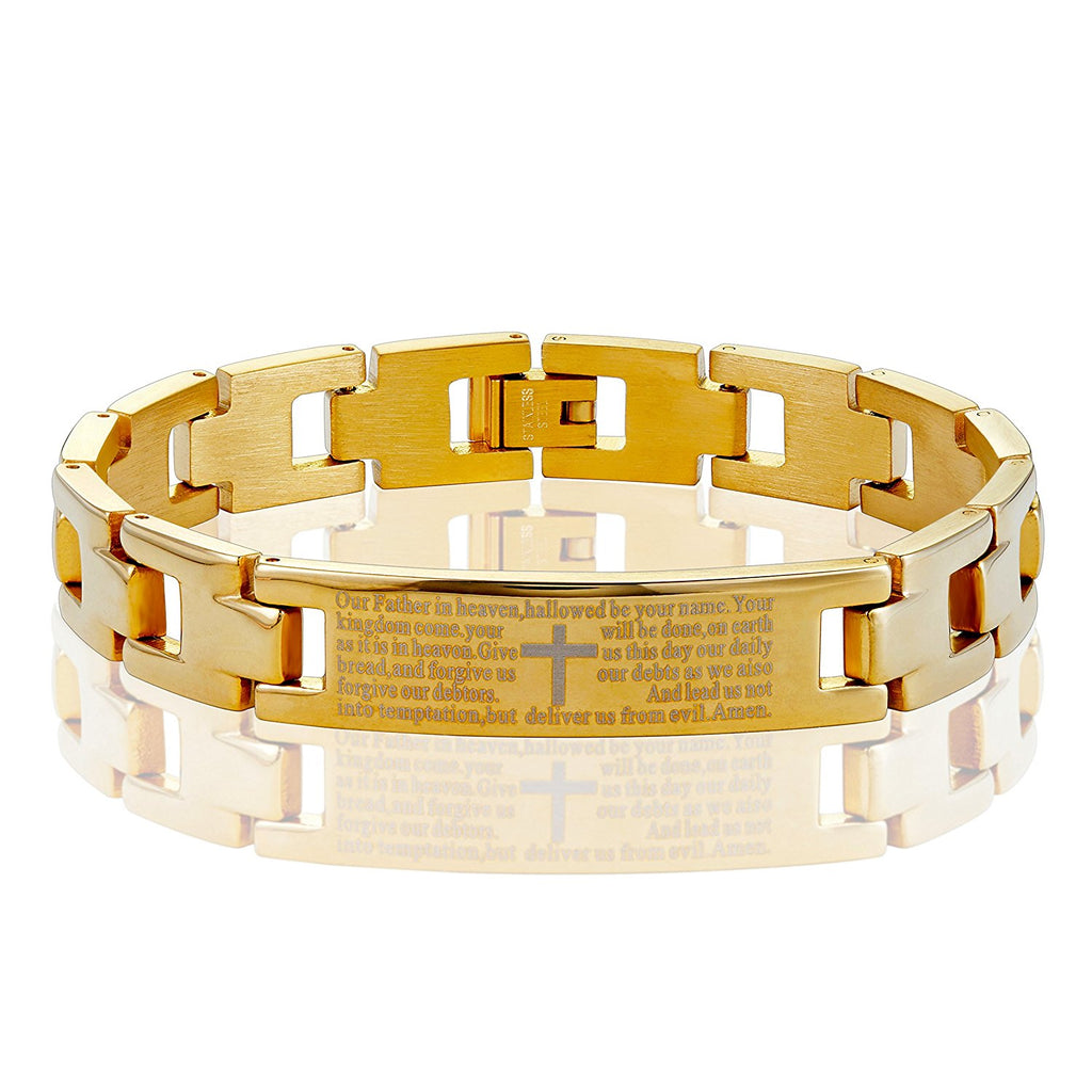 Pater Noster - The Lords Prayer in Latin - Mobius Bracelet | Christian  Gifts Place