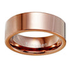 Image of Urban Jewelry Plain Solid Tungsten Metal Bronze Engagement Wedding 8 mm Ring Band for Men