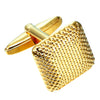 Image of Urban Jewelry Beautiful Square Golden 316L Stainless Steel Cufflinks for Men