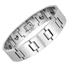 Image of Timeless Men’s Bracelet – Track Link Design in a High Polish Silver Color – Made of Strong & Durable Solid Tungsten Material – Jewelry Gift or Accessory for Men