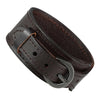 Image of Urban Jewelry Brown Genuine Leather Cuff Bangle Men's Bracelet (adjustable 7.1 to 9.05 inches)