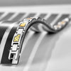 Image of Urban Jewelry Elegant Men's Titanium Magnet Link Bracelet 8.5 inch (Silver, Gold)