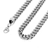 Image of Urban Jewelry Stunning Thick 8 mm Stainless Steel Men's Necklace Chain (Silver)