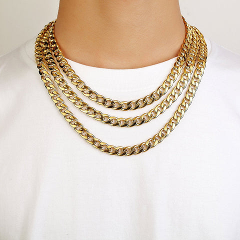 Solid Gold Curb Cuban Link Chain | The Gold Gods